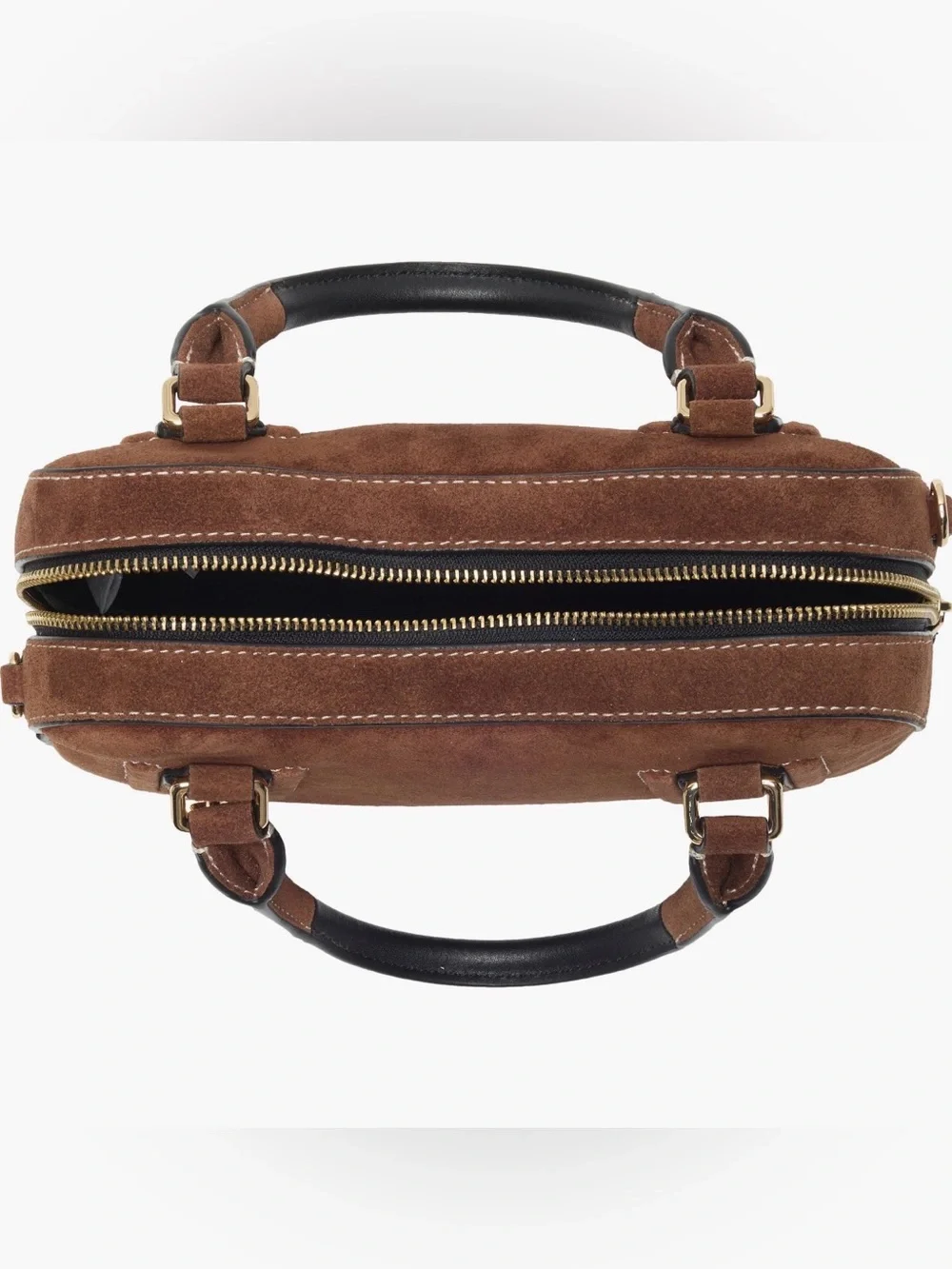 Marc Jacobs Brown Suede drifter Top-Handle satchel